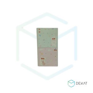 Bloco de Notas Ursinho - Verde e Rosa