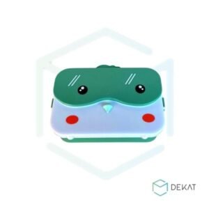 Kit Marmita Infantil Pinguim + Colher / Garfo / Hashi