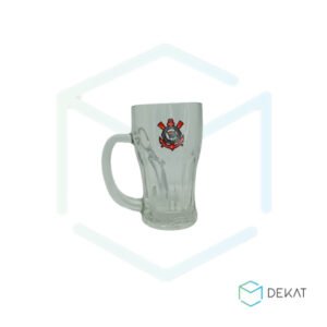 Caneca de Vidro Corinthians + Abridor de Garrafa - 450ml