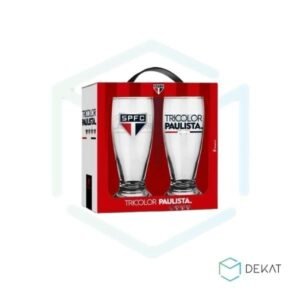 Conjunto Copos Munich p/ Cerveja São Paulo - 2 unidades - 200ml