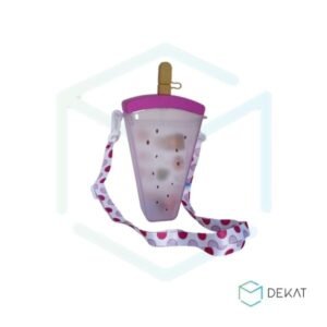 Garrafa em Formato de Melancia + Adesivos - 320ml