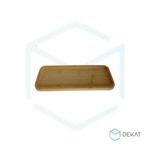 Bandeja de Bambu - Retangular - 28 cm x 11 cm x 1,5 cm