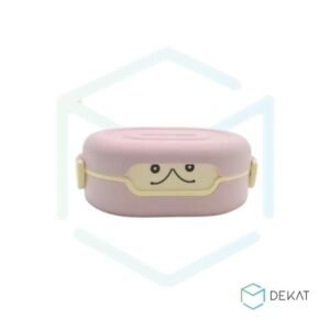 Marmita Lancheira Escolar Infantil c/ Divisória + Colher