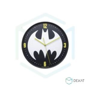 Relógio de Parede Batman - Preto e Branco - 31,5 x 4,0 x 31,5cm