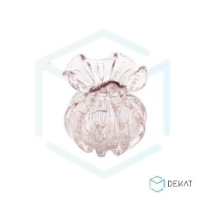 Vaso de Vidro Italy p/ Decoração - 12cm x 14cm