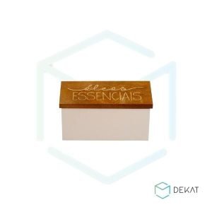 Caixa Óleos Essenciais - 9 x 18 x 8cm