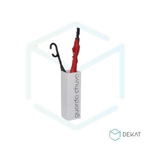 Porta-Guarda-Chuva Básico - Preto / Branco