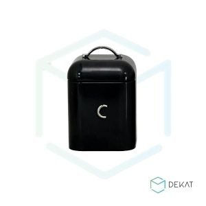 Pote para Café Retrô - Preto / Cinza - 1,5l